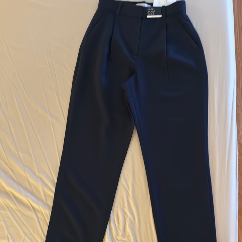 Abercrombie & Fitch Dark Blue Women's Trousers